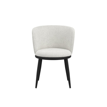Nova Ivory & Black Dining Chair - Skandi London