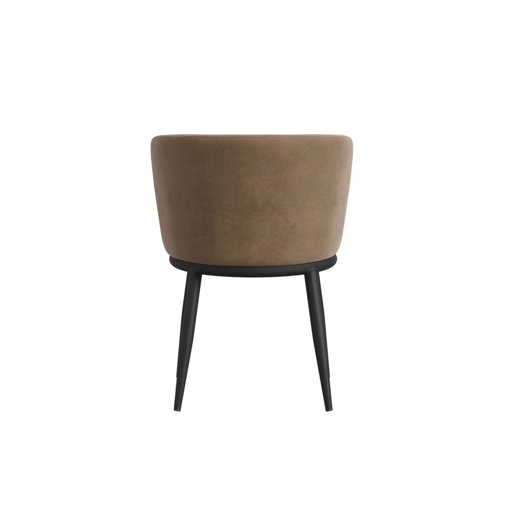 Nova Mole & Black Dining Chair - Skandi London