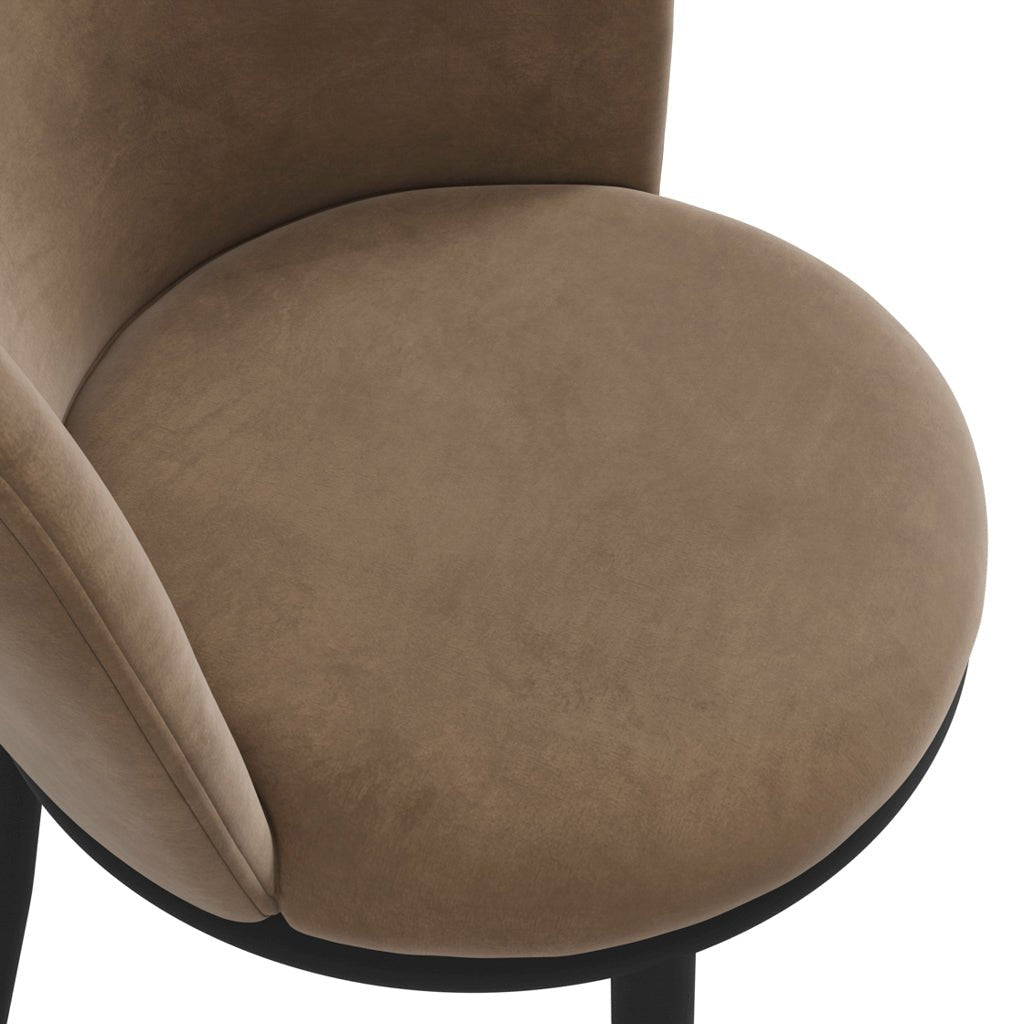 Nova Mole & Black Dining Chair - Skandi London