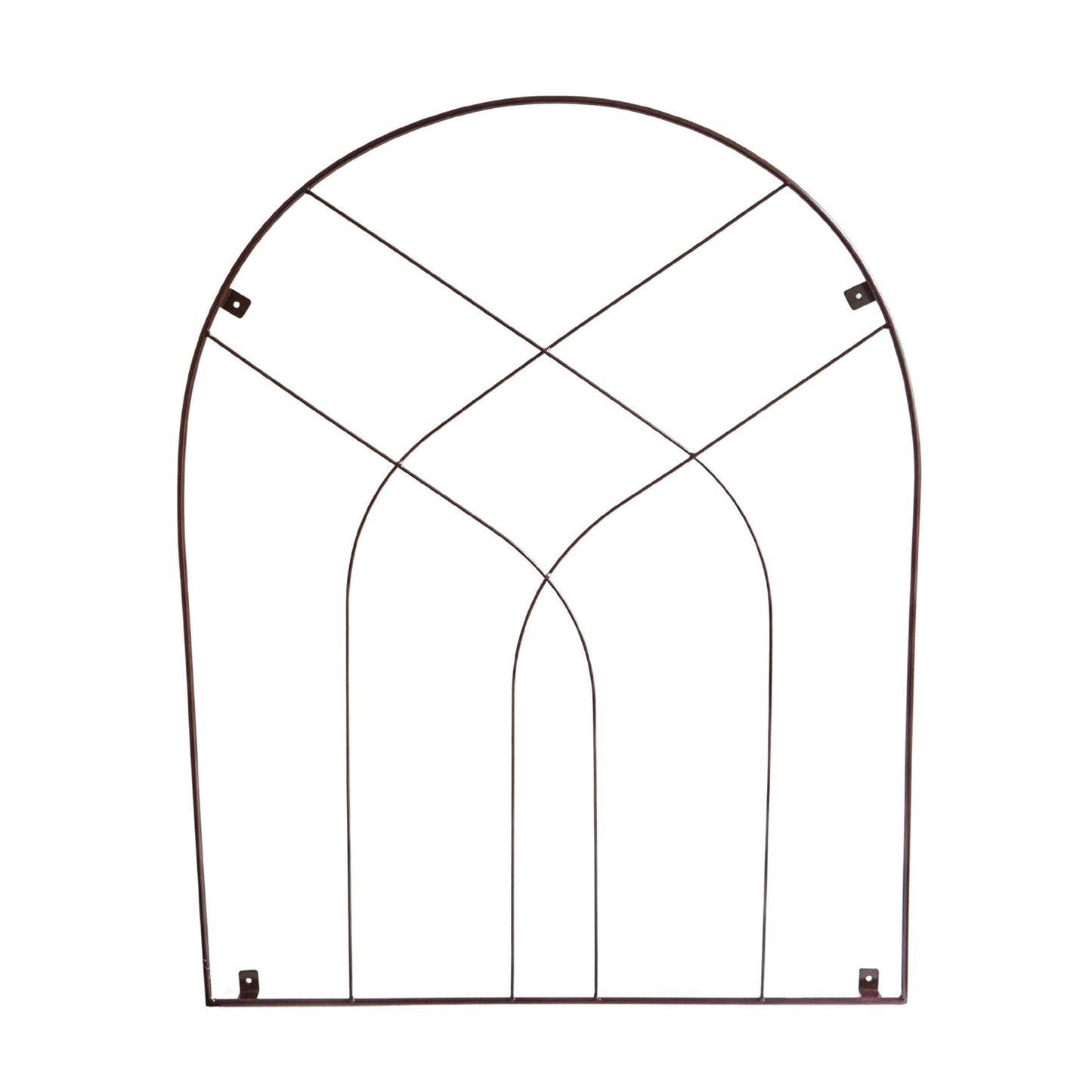 Outdoor Arch Trellis Bronze H100cm W80cm - Skandi London