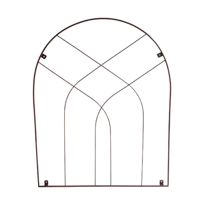 Outdoor Arch Trellis Bronze H100cm W80cm - Skandi London