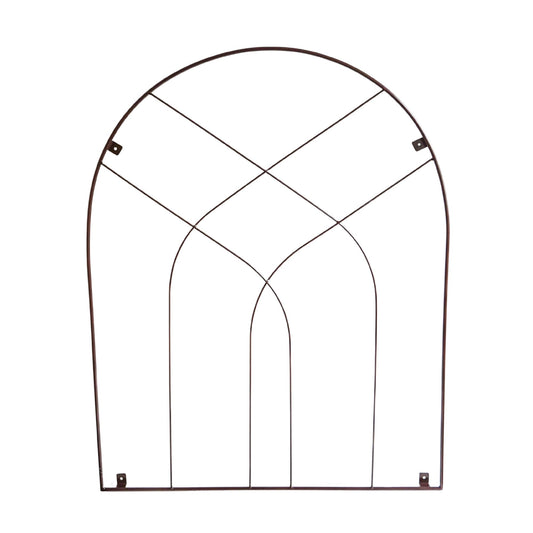 Outdoor Arch Trellis Bronze H100cm W80cm - Skandi London
