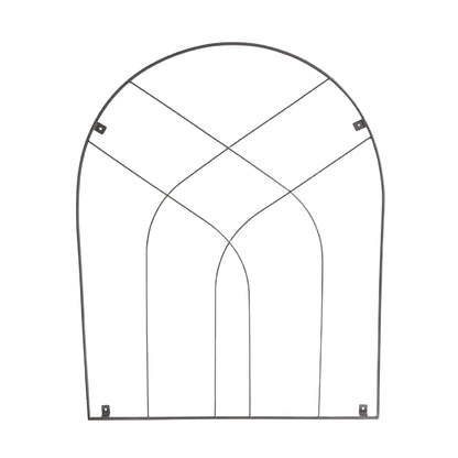 Outdoor Arch Trellis Zinc H100cm W80cm - Skandi London