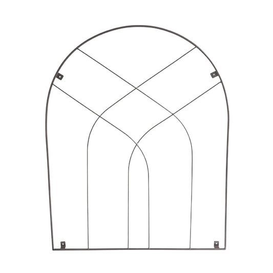 Outdoor Arch Trellis Zinc H100cm W80cm - Skandi London