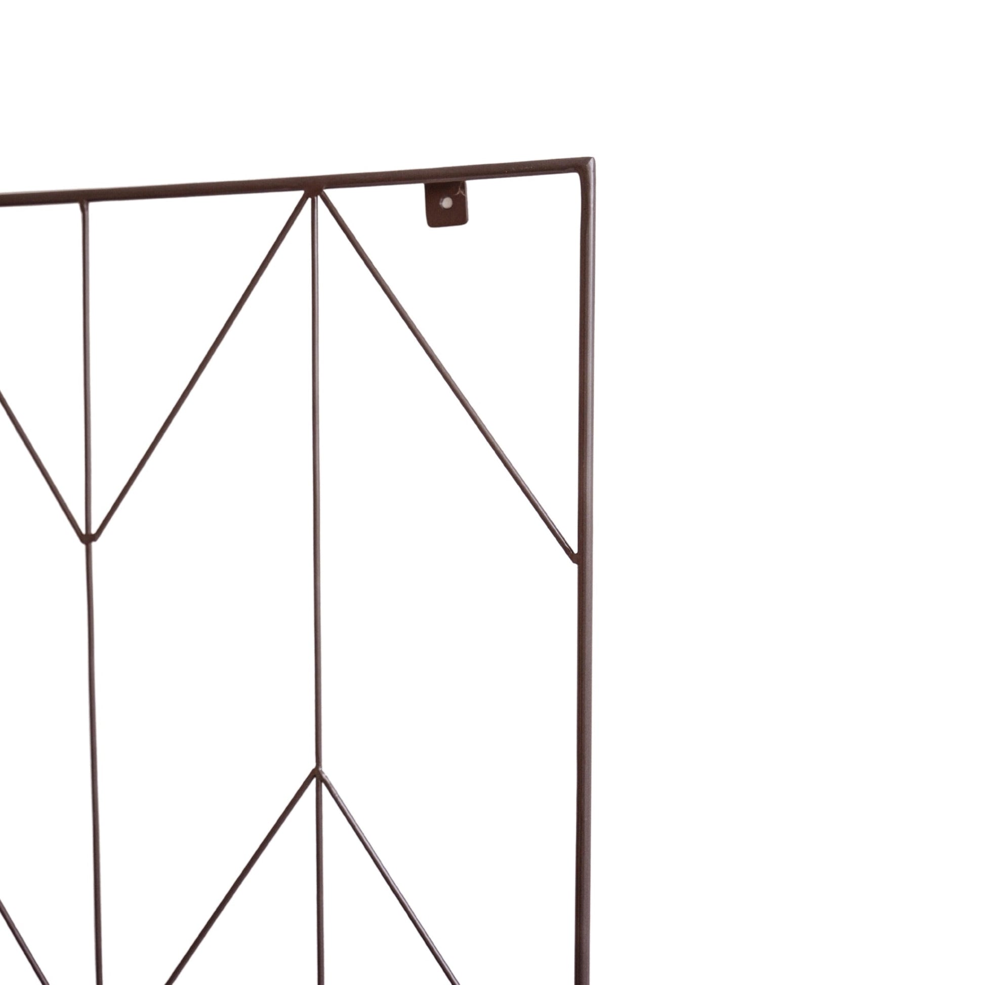 Outdoor Herringbone Trellis Bronze H120cm W60cm - Skandi London