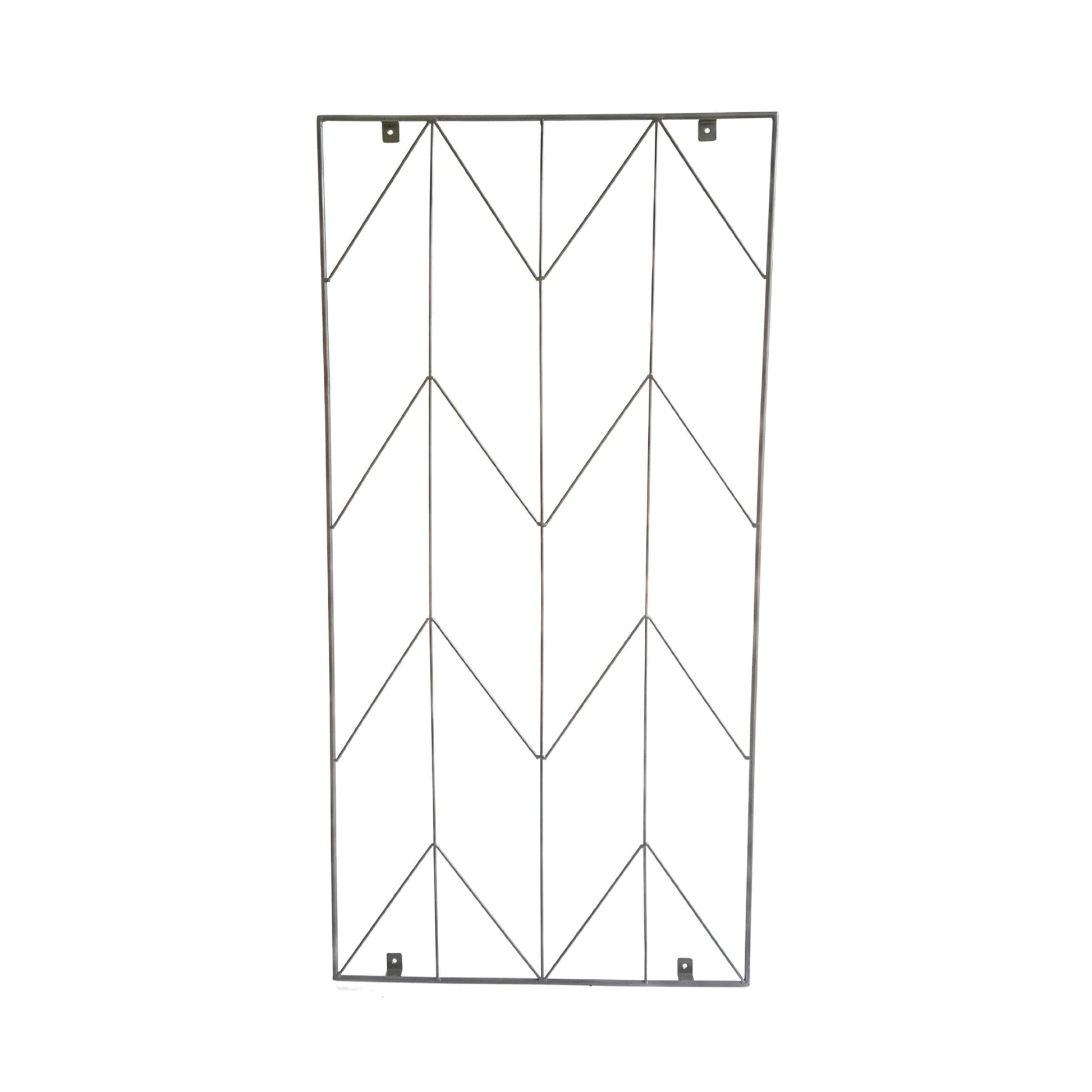 Outdoor Herringbone Trellis Zinc H120cm W60cm - Skandi London
