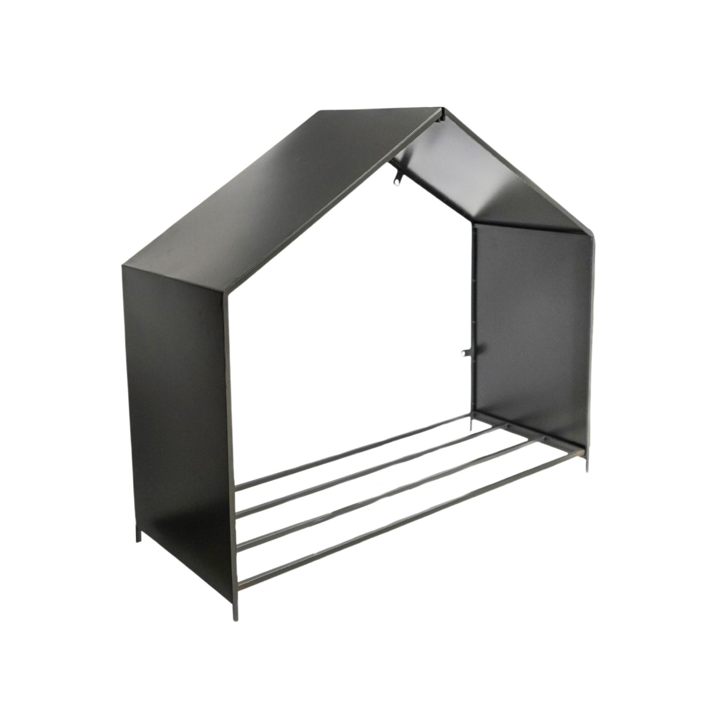 Outdoor House Zinc Log Storage H88cm D100cm - Skandi London