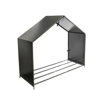 Outdoor House Zinc Log Storage H88cm D100cm - Skandi London