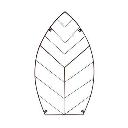 Outdoor Leaf Trellis Bronze H100cm W57cm - Skandi London