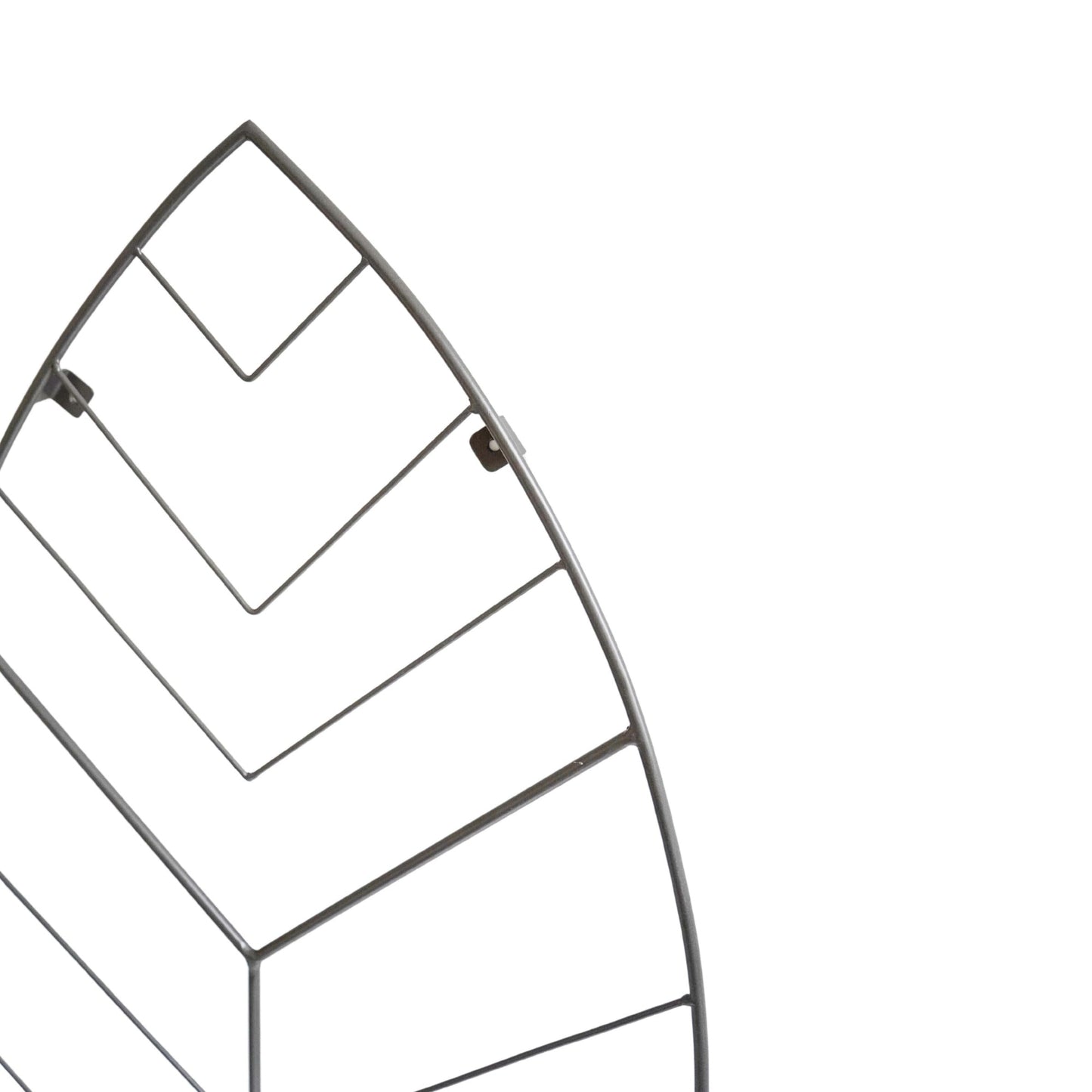 Outdoor Leaf Trellis Zinc H100cm W57cm - Skandi London