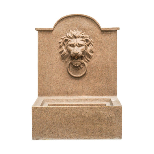 Outdoor Skandi London Luxury Lion Water Feature Sandstone - Skandi London