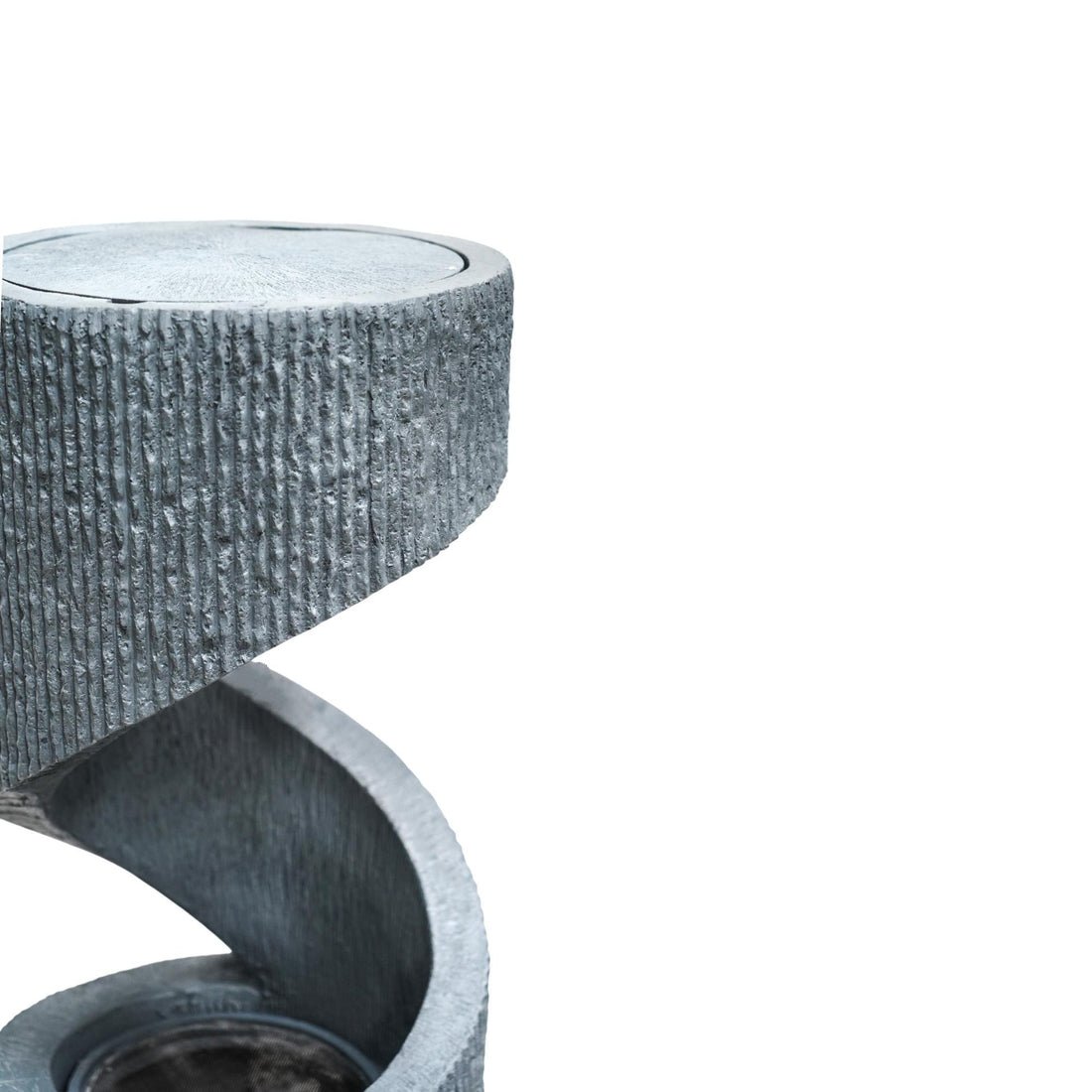 Skandi London Outdoor Spiral Water Feature Cement - Skandi London