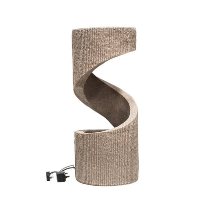 Skandi London Spiral Water Feature Granite - Skandi London