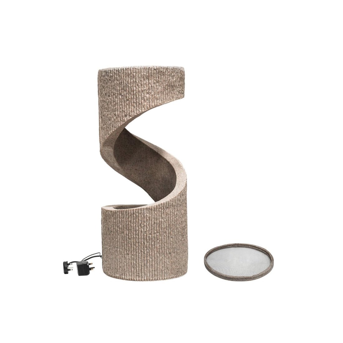Skandi London Spiral Water Feature Granite - Skandi London
