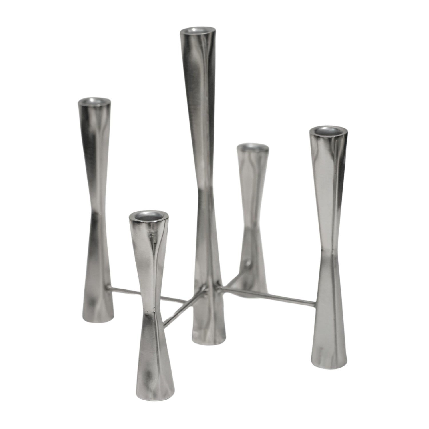 Fasku 5 Piece Silver Candle Centerpiece - Skandi London