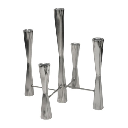 Fasku 5 Piece Silver Candle Centerpiece - Skandi London