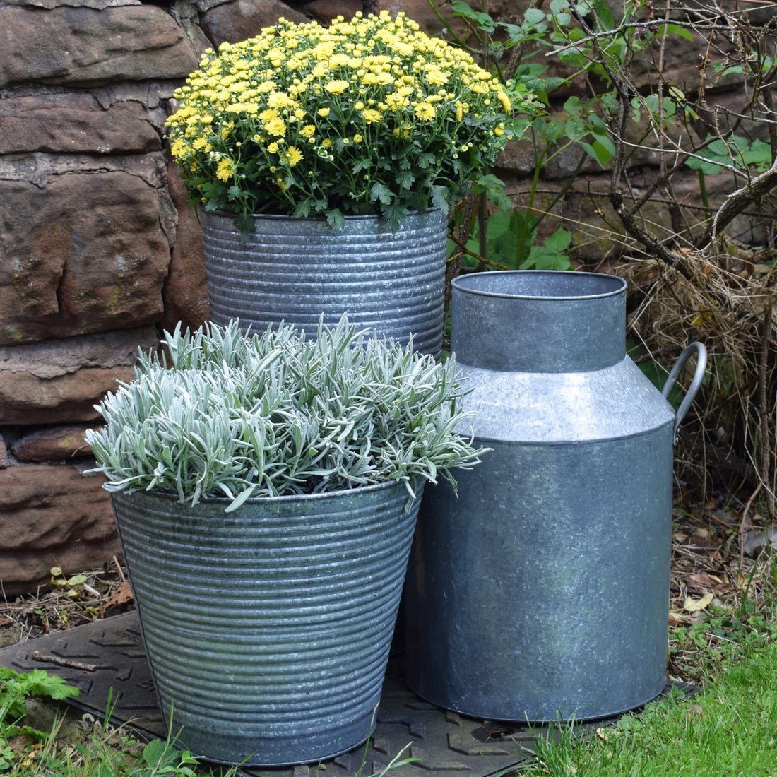 Wolter Galvanised Vase - Skandi London