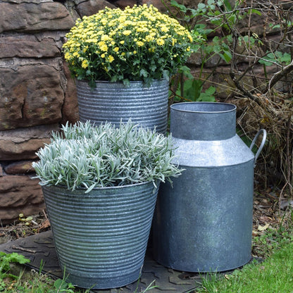 Wolter Galvanised Vase - Skandi London