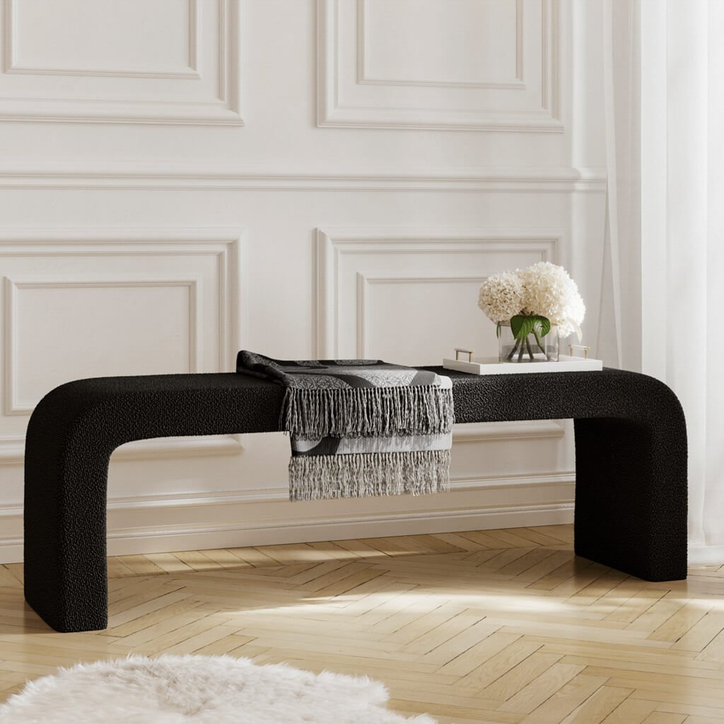 Nova Black Bench - Skandi London