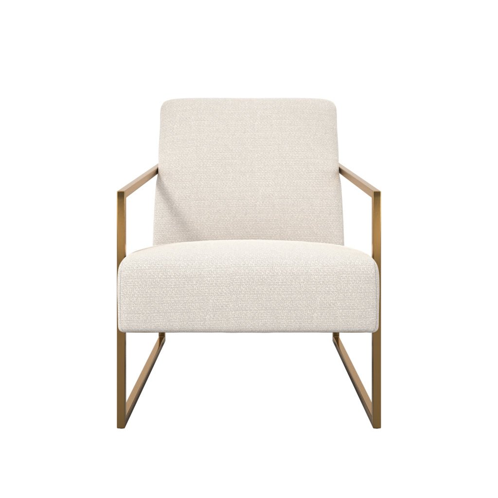 Soho Nordic Beige & Gold Chair - Skandi London