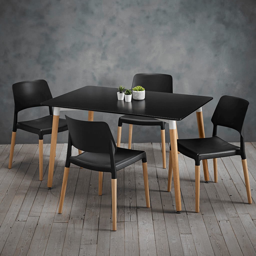 Soho Nordic Black Dining Chair - Skandi London