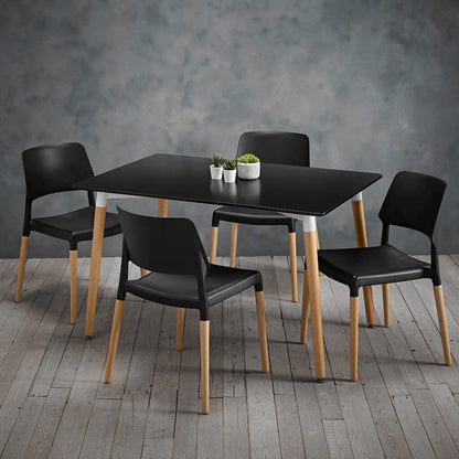 Soho Nordic Black Dining Chair - Skandi London