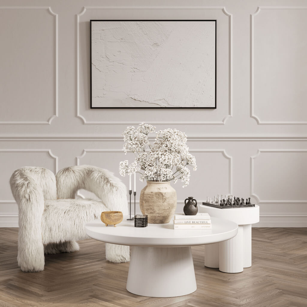 Nova White Coffee Table - Skandi London