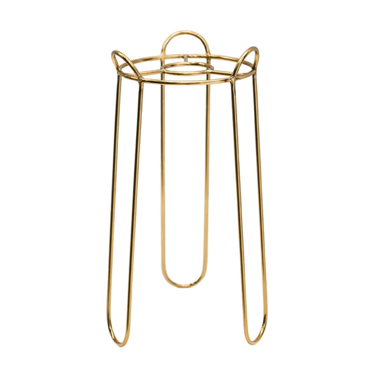 Saluzzo Gold Plant Stand H23cm D18cm - Skandi London
