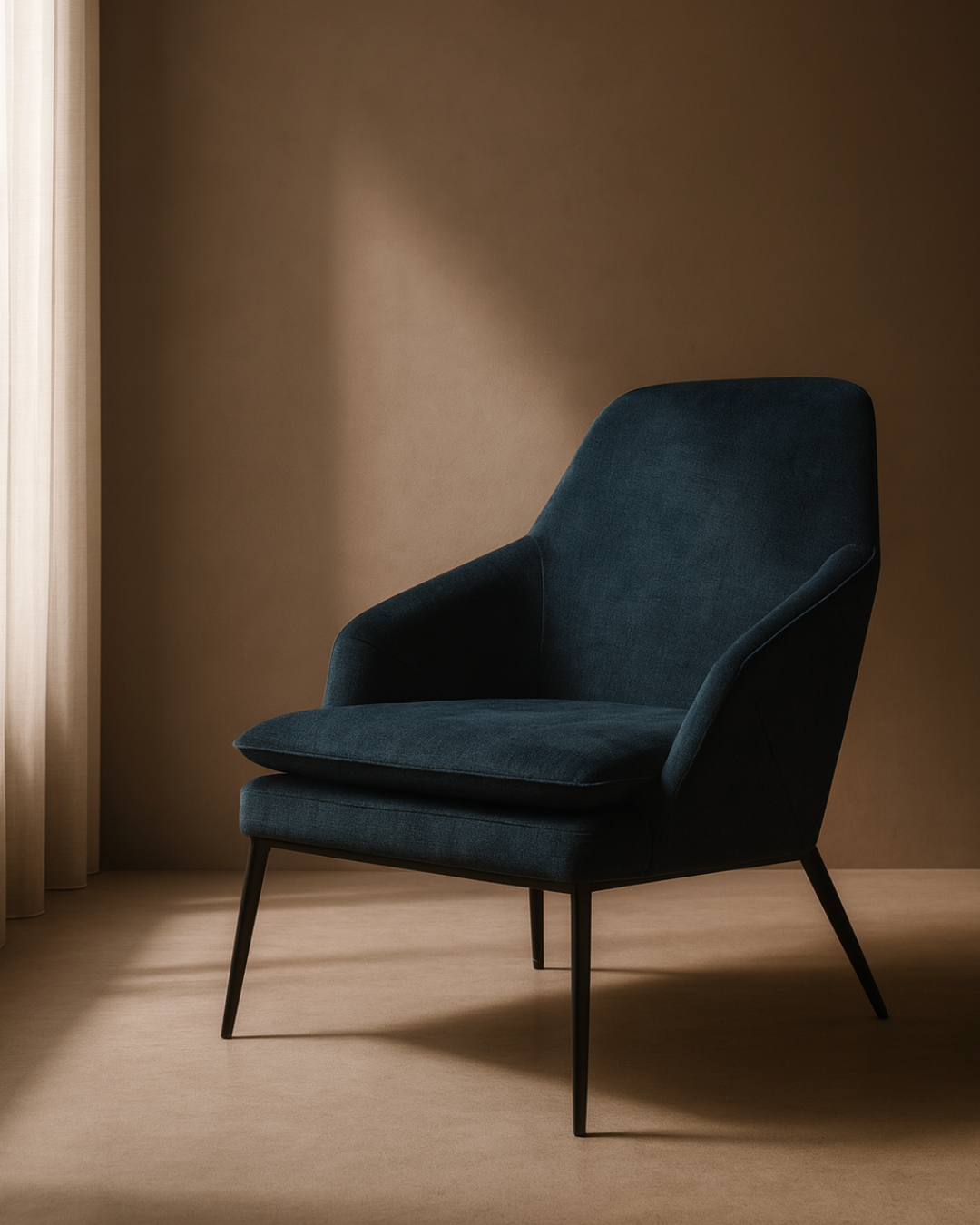 Stretti Lounge Chair - Deep Ocean