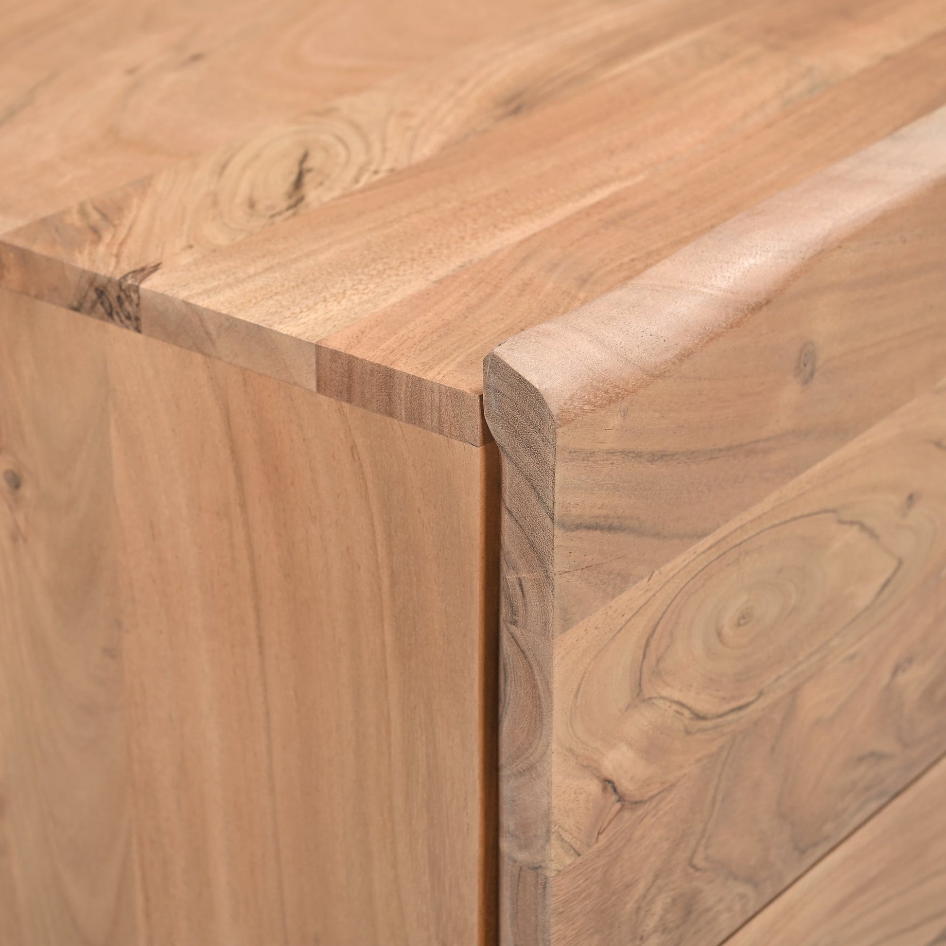 South Bank Two Drawer Bedside Table - Skandi London