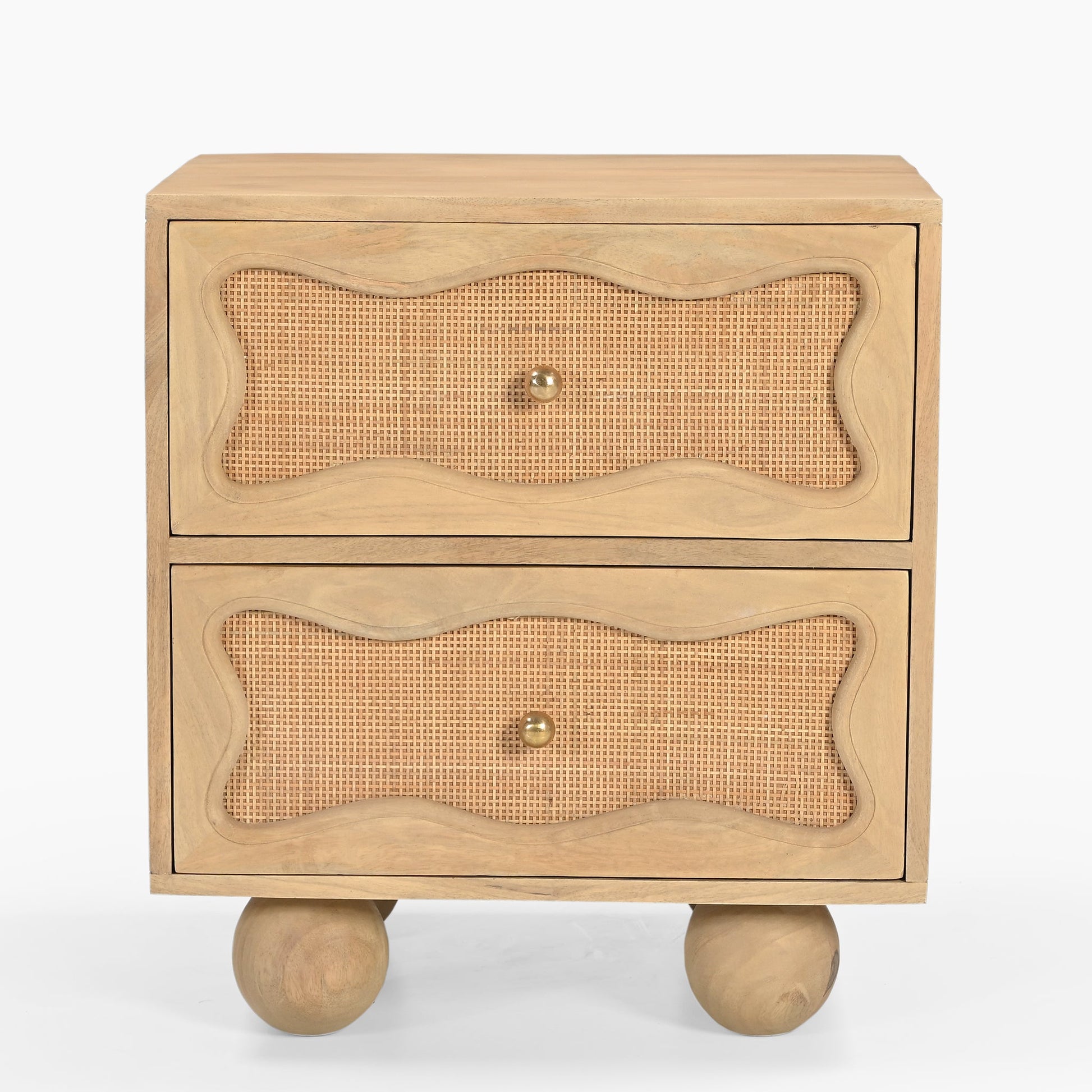Camden Two Drawers Side Table - Skandi London