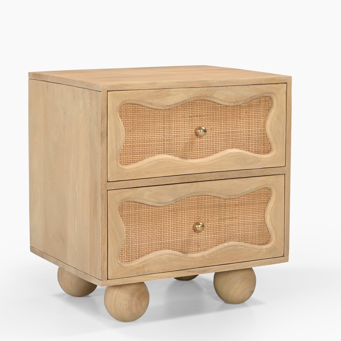 Camden Two Drawers Side Table - Skandi London