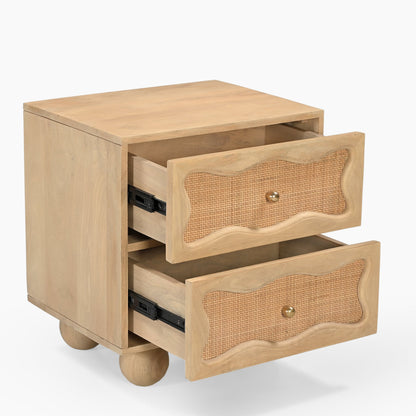Camden Two Drawers Side Table - Skandi London