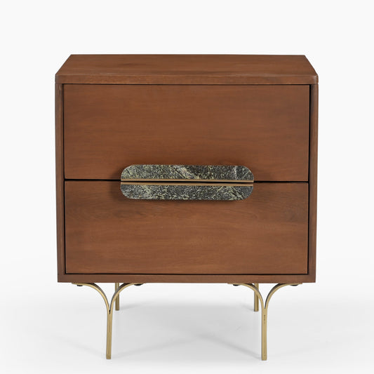 Westminster Two Drawer Bedside Table - Skandi London