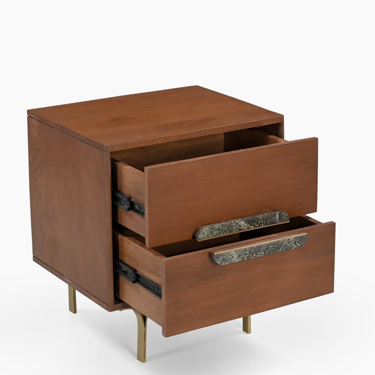 Westminster Two Drawer Bedside Table - Skandi London