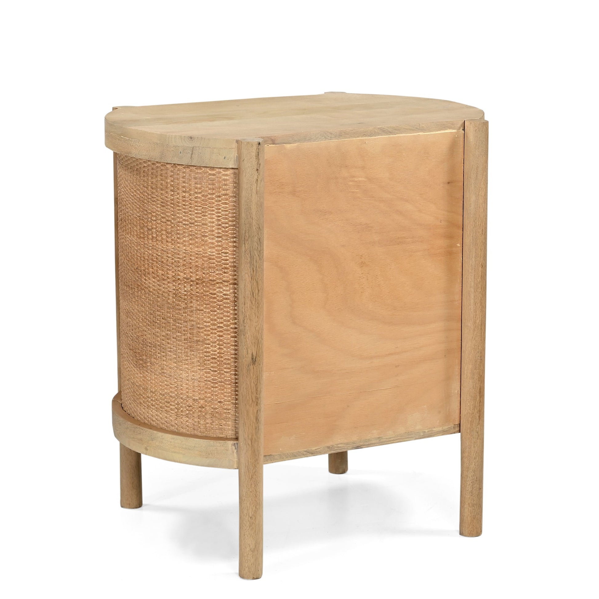Vauxhall Two Drawer Bedside Table - Skandi London