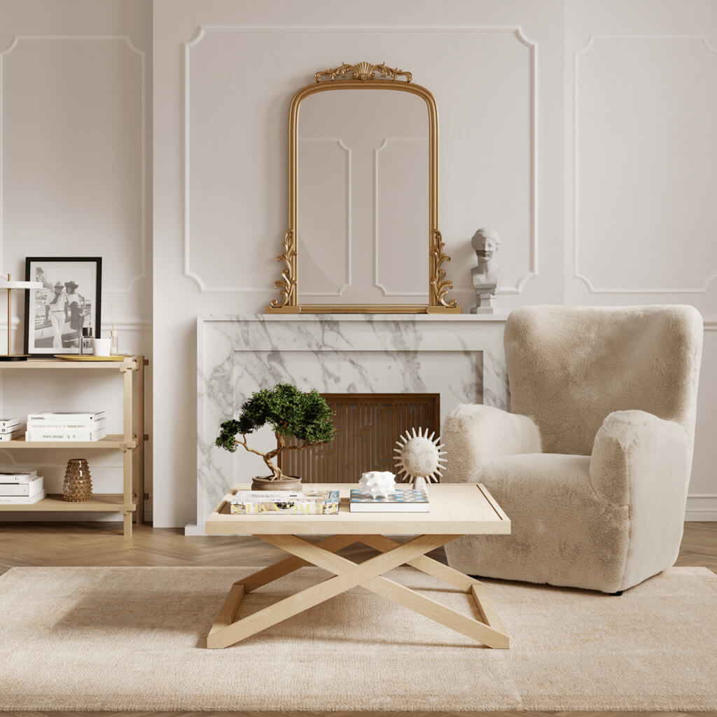 Hygge Blonde Coffee Table Small - Skandi London