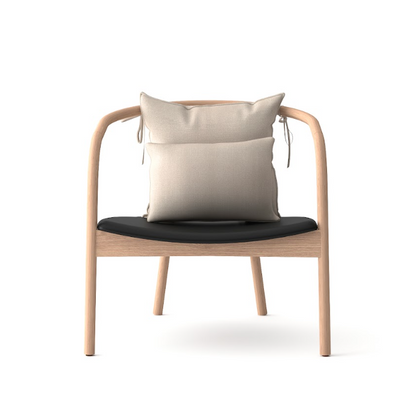 Ikigae Solid Oak Lounge Chair