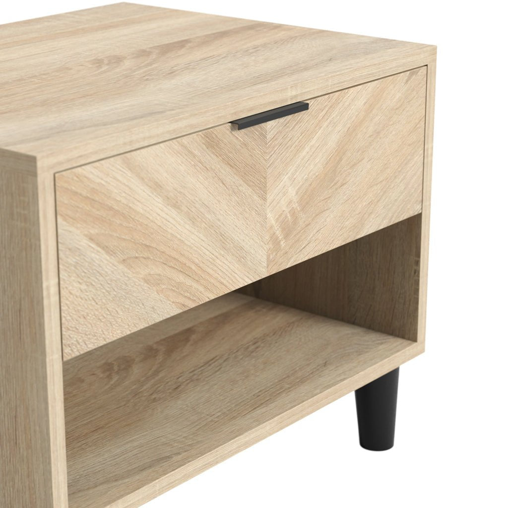 Soho Nordic Chevron 1 Dr Bedside Cabinet - Skandi London