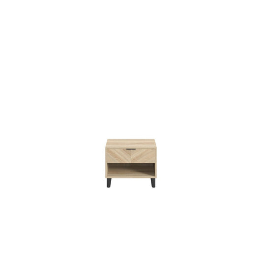 Soho Nordic Chevron 1 Dr Bedside Cabinet - Skandi London