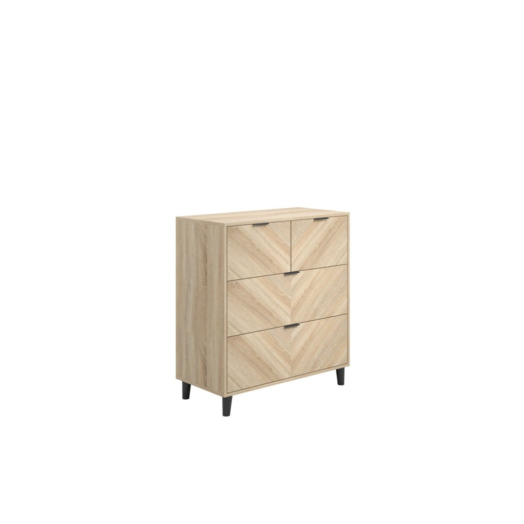 Soho Nordic Chevron 4 Dr Chest - Skandi London