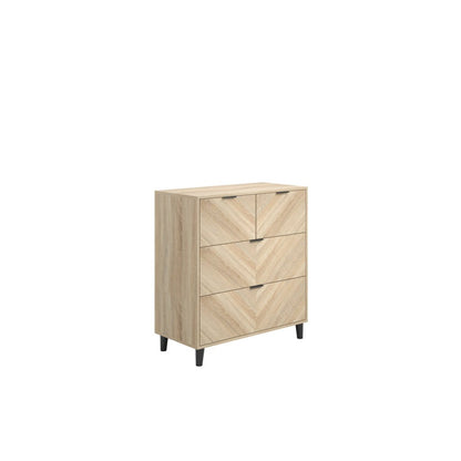 Soho Nordic Chevron 4 Dr Chest - Skandi London