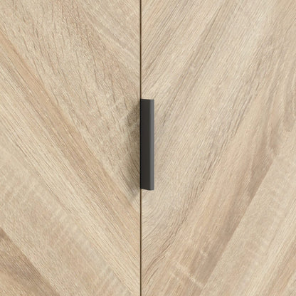 Soho Nordic Chevron 2 Door Wardrobe - Skandi London
