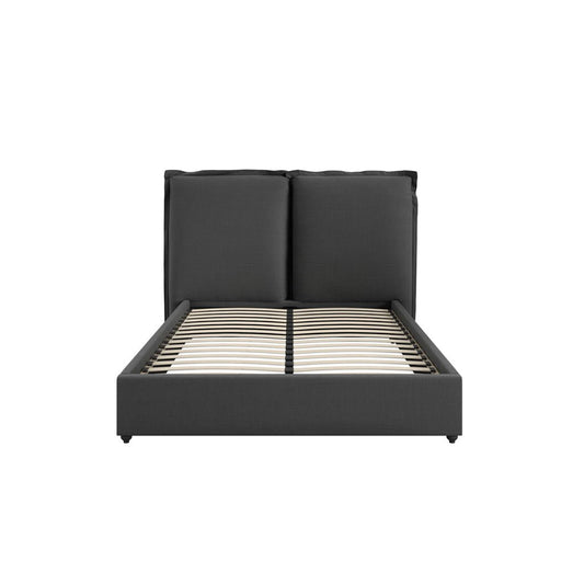 Hygge Deep Grey Double Bed - Skandi London