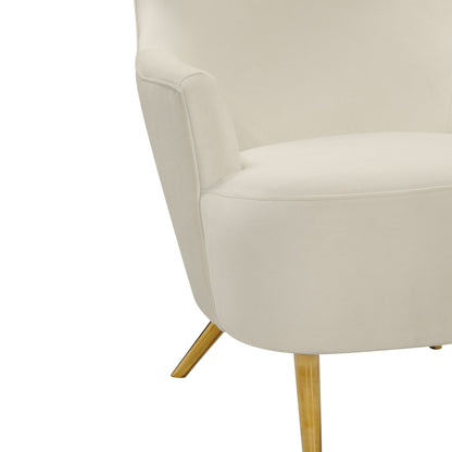 Julia Cream Wingback Chair - Skandi London