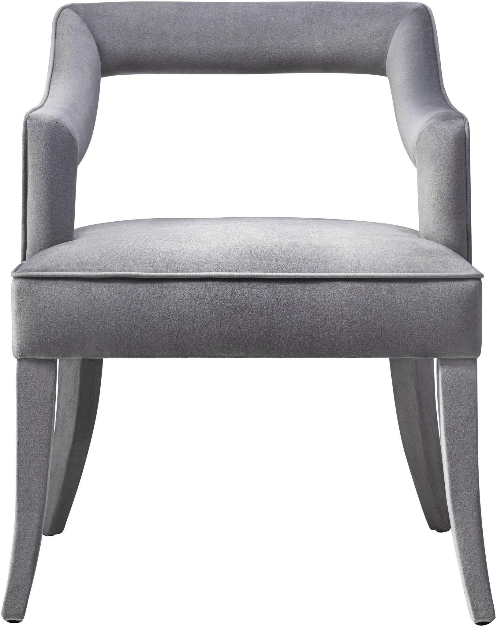 Tiffany Grey Velvet Chair - Skandi London