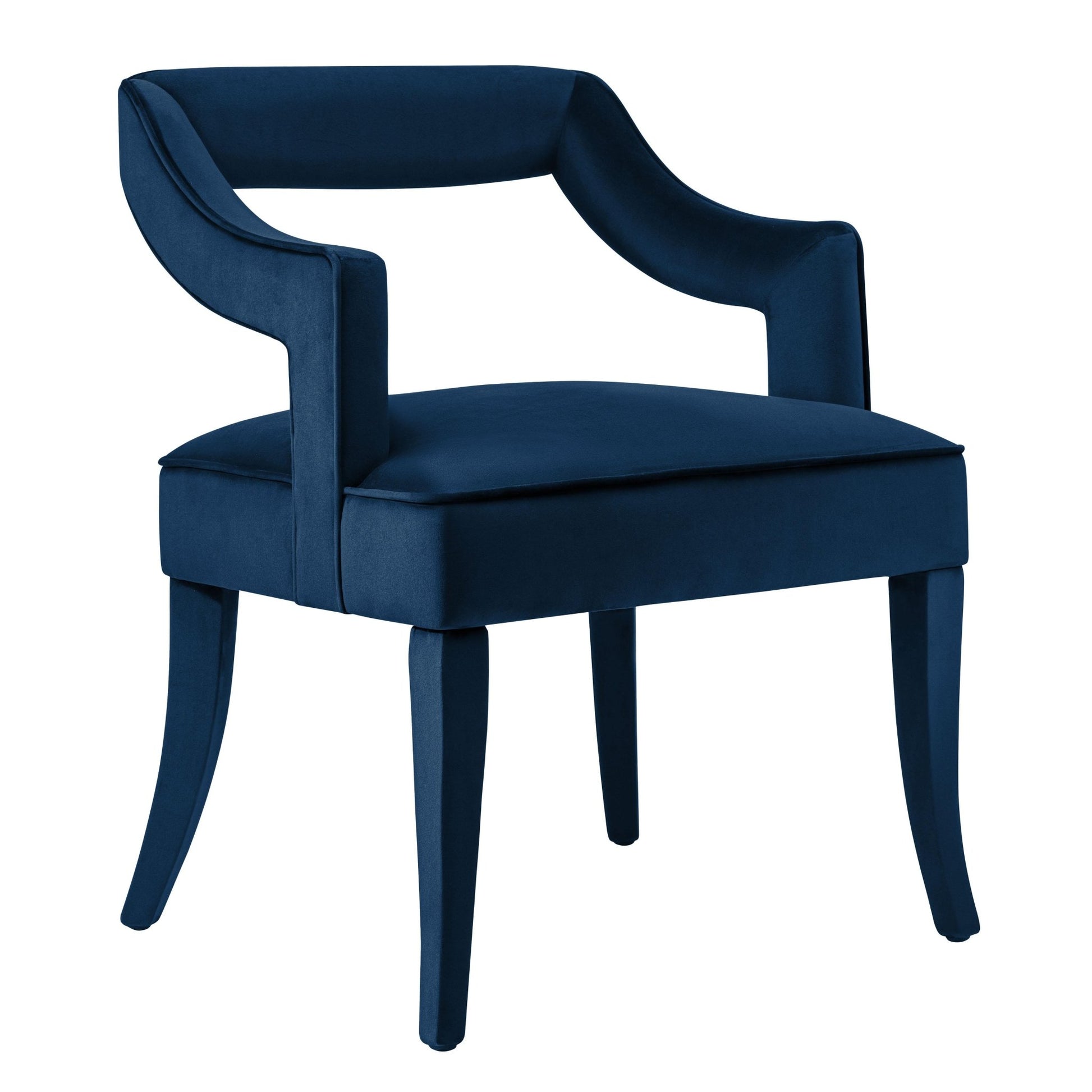 Tiffany Navy Velvet Chair - Skandi London