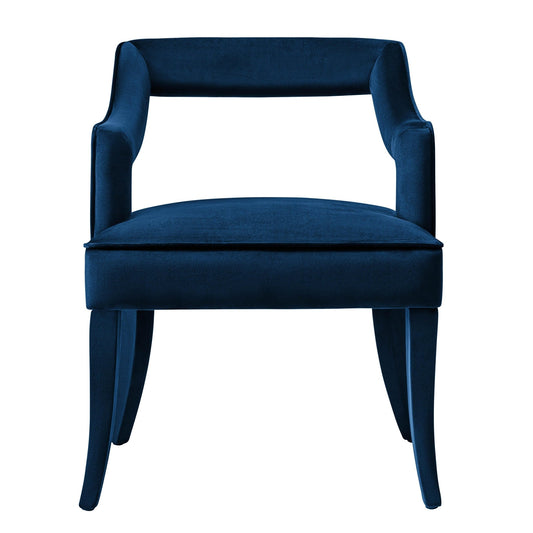 Tiffany Navy Velvet Chair - Skandi London