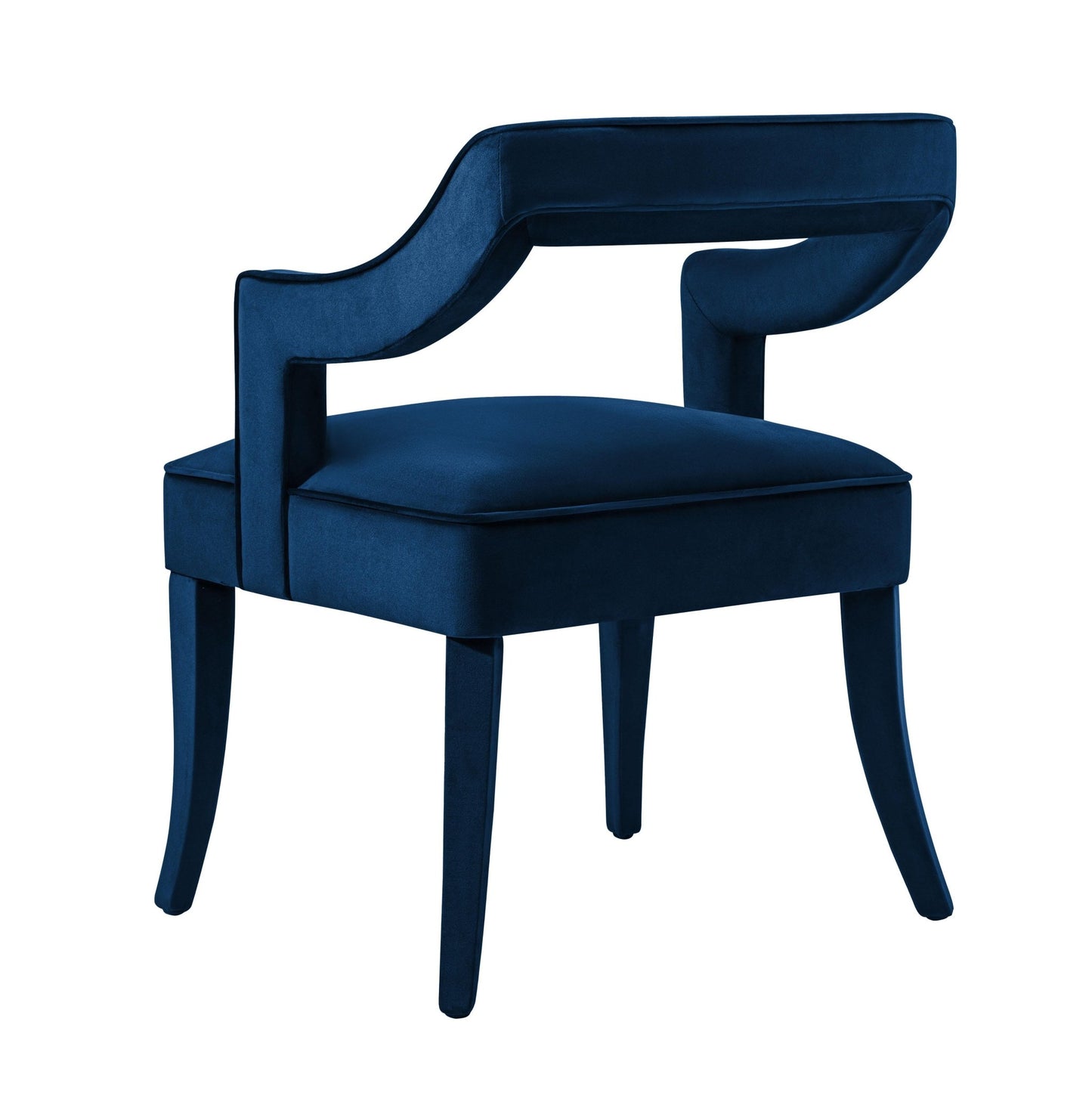 Tiffany Navy Velvet Chair - Skandi London