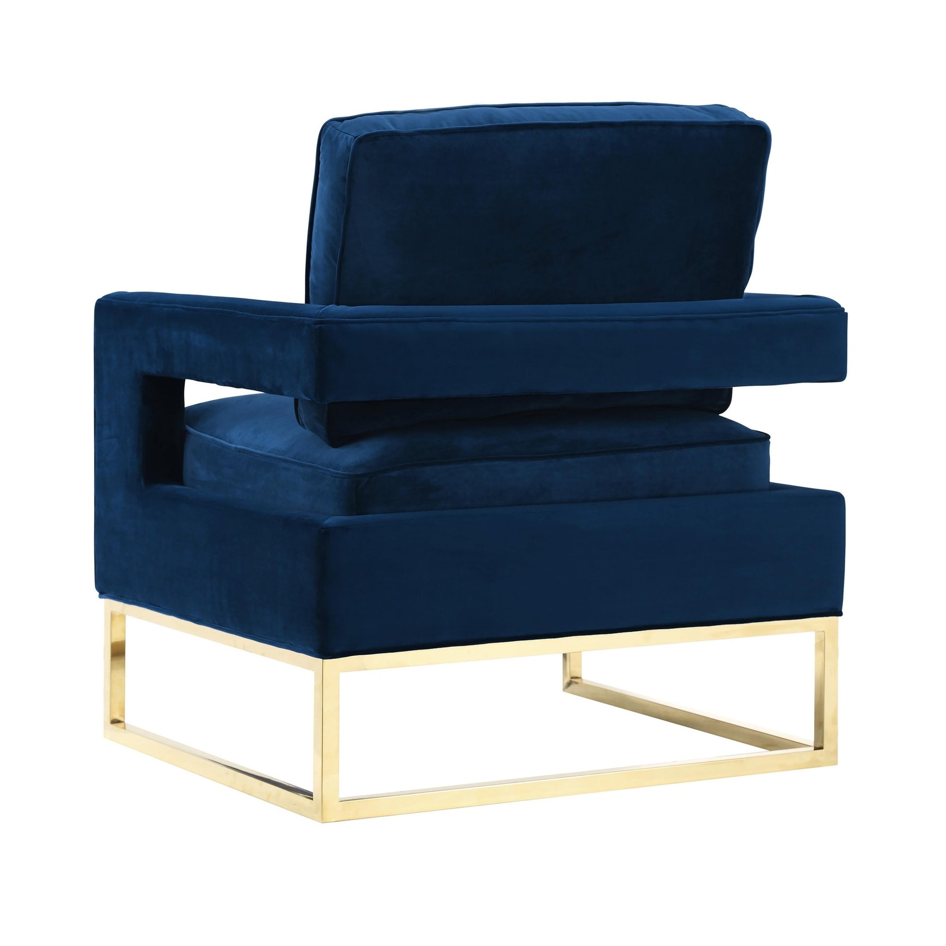 Avery Navy Velvet Chair - Skandi London